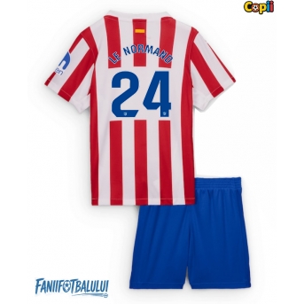 Atletico Madrid Robin Le Normand #24 Echipament de Fotbal Replică 2025-26 Copii Acasa (+ Șorturi)